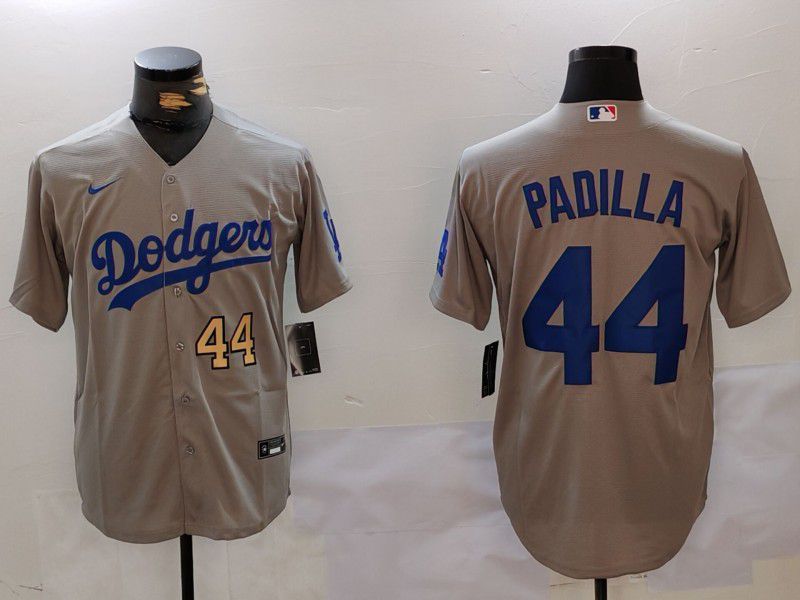 Men Los Angeles Dodgers 44 Padilla Grey Game 2024 Nike MLB Jersey style 11